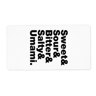 Vijf basistastjes etiket