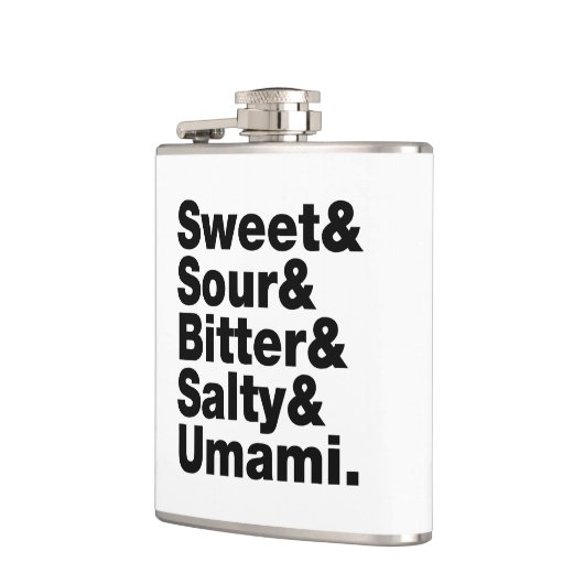 Vijf basistastjes heupfles (Links)