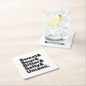 Vijf basistastjes kartonnen onderzetters (Insitu)