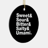 Vijf basistastjes keramisch ornament (Rechts)