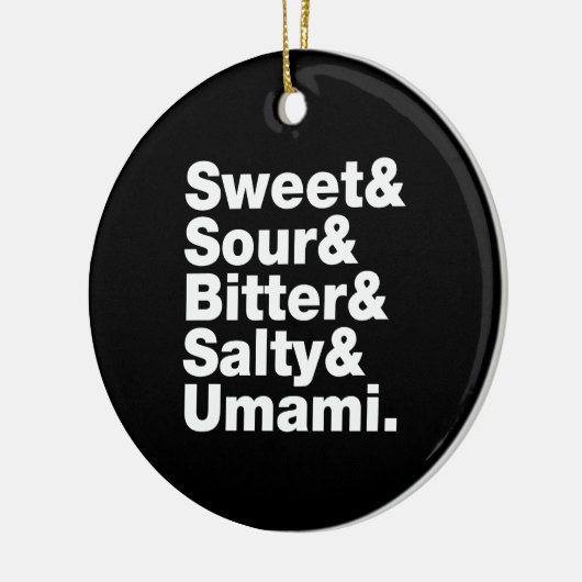 Vijf basistastjes keramisch ornament (Links)