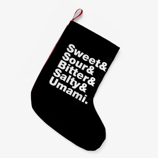 Vijf basistastjes kleine kerstsok (Voorkant (Hangend))