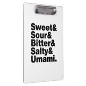 Vijf basistastjes klembord (Rechts)