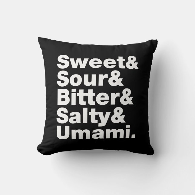 Vijf basistastjes kussen (Voorkant)