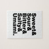 Vijf basistastjes legpuzzel (Horizontaal)