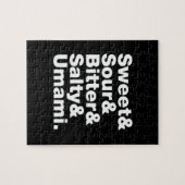 Vijf basistastjes legpuzzel (Horizontaal)