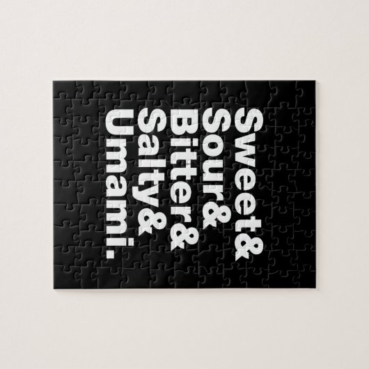 Vijf basistastjes legpuzzel (Horizontaal)