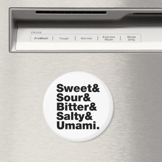 Vijf basistastjes magneet (Insitu (Vaatwasser))