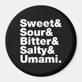 Vijf basistastjes magneet (Voorkant)