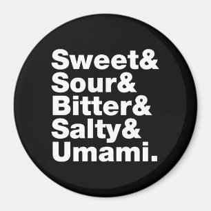 Vijf basistastjes magneet