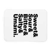 Vijf basistastjes magneet (Horizontaal)