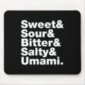 Vijf basistastjes muismat (Voorkant)