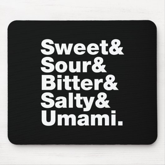 Vijf basistastjes muismat (Voorkant)