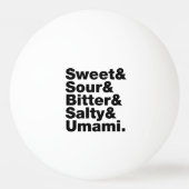 Vijf basistastjes pingpongbal (Voorkant)