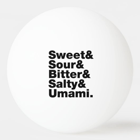 Vijf basistastjes pingpongbal (Voorkant)