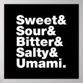 Vijf basistastjes poster (Voorkant)