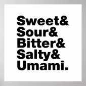 Vijf basistastjes poster (Voorkant)