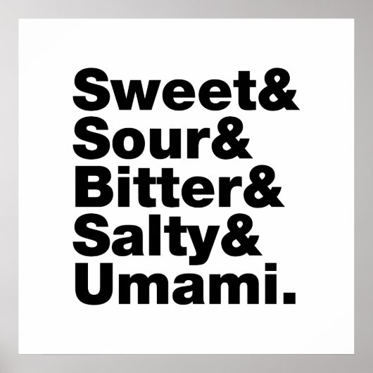 Vijf basistastjes poster (Voorkant)