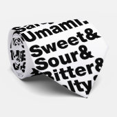 Vijf basistastjes stropdas (Opgerold)