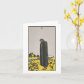 Vijf bekers blanke kaart -Rider Waite Smith tarot (Gele Bloem)