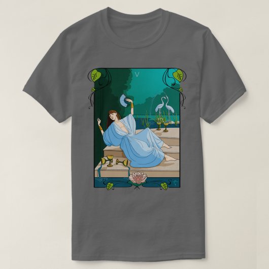 Vijf bekertjes t-shirt (Design voorkant)