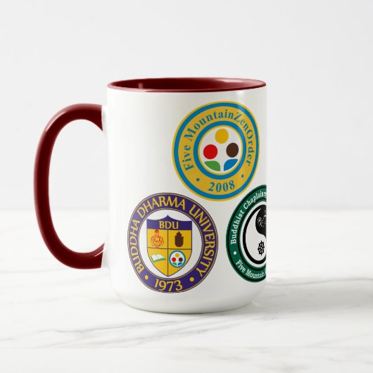 Vijf bergzen Orde Triad van het Verloving Mok (Links)