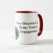 Vijf bergzen Orde Triad van het Verloving Mok (Voorkant rechts)