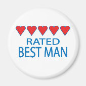 Vijf beste man met hart magneet (Voorkant)