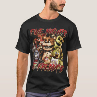 Vijf bij nacht Freddys FNAF Film familie T-shirt
