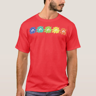 Vijf Bloem Rechts Graphic T-shirt