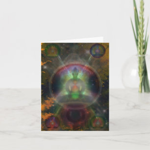 Vijf Boeddha Mandala Kaart