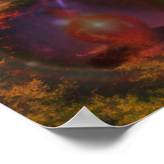 Vijf Boeddha Mandala Poster (Hoek)