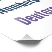 Vijf Boeken van de Torah Hebreeuws Engels in Rainb Foto Afdruk (Hoek)