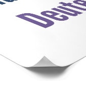 Vijf Boeken van de Torah Hebreeuws Engels in Rainb Poster (Hoek)