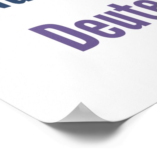 Vijf Boeken van de Torah Hebreeuws Engels in Rainb Poster (Hoek)