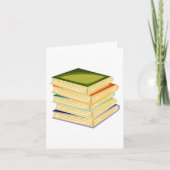Vijf boekenstapel kaart (Voorkant)