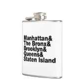 Vijf Boroughs ~ New York City Heupfles (Links)