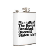 Vijf Boroughs ~ New York City Heupfles (Rechts)