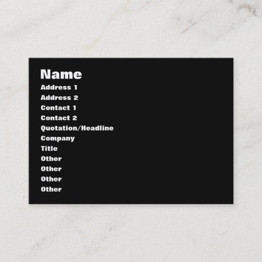 Vijf Boroughs ~ New York City Visitekaartje (Voorkant)