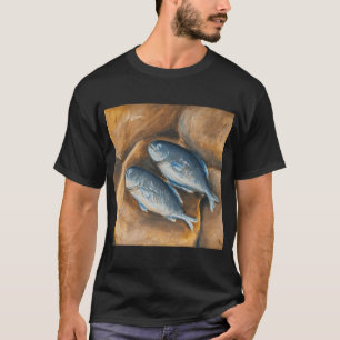 Vijf broden en twee vissen t-shirt