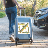 Vijf Bruine forel op dezelfde pagina van Sticker (Koffer Insitu)