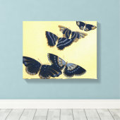 Vijf Butterflies Canvas Afdruk (Insitu (Houten vloer))