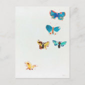 Vijf Butterflies, Redon Briefkaart (Voorkant)