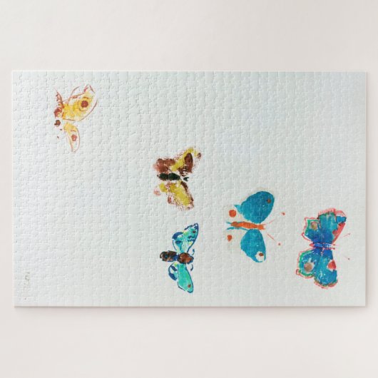 Vijf Butterflies, Redon Legpuzzel (Horizontaal)