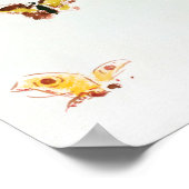 Vijf Butterflies, Redon Poster (Hoek)