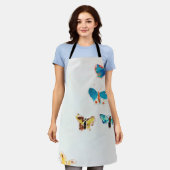 Vijf Butterflies, Redon Schort (Gedragen)