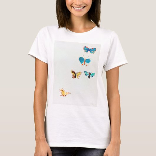Vijf Butterflies, Redon T-shirt (Voorkant)