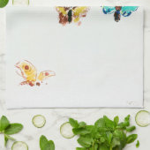 Vijf Butterflies, Redon Theedoek (Gevouwen)