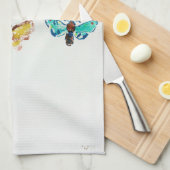 Vijf Butterflies, Redon Theedoek (Quarter Fold)