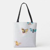 Vijf Butterflies, Redon Tote Bag (Achterkant)
